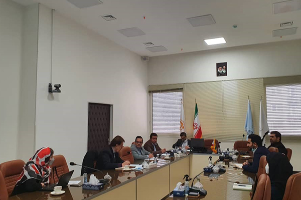 a joint meeting with UNOCHA was held in Natural Disasters Research Institute